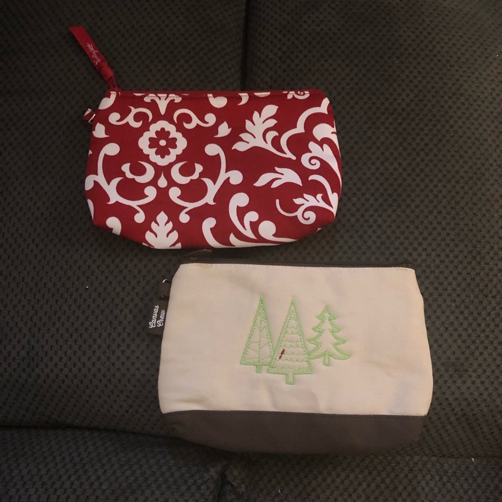 Thirty-One festive Mini Zipper pouch set